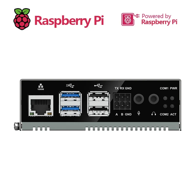 EDATEC-IPC3020 Broadcom BCM2712,High Performance Industrial Computer Based on Raspberry Pi5,with 4GB/8GB DDR,SD Card,SSD