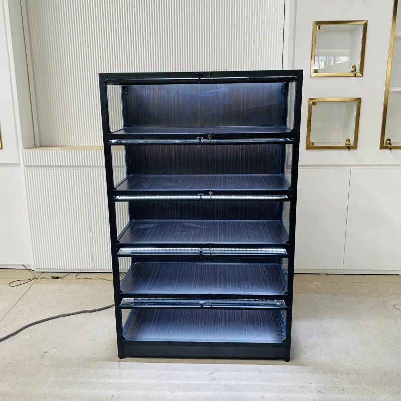 

Customize.Durable 5 - Layer Lockable Display Shelving Unit Jewelry and Small Item Display