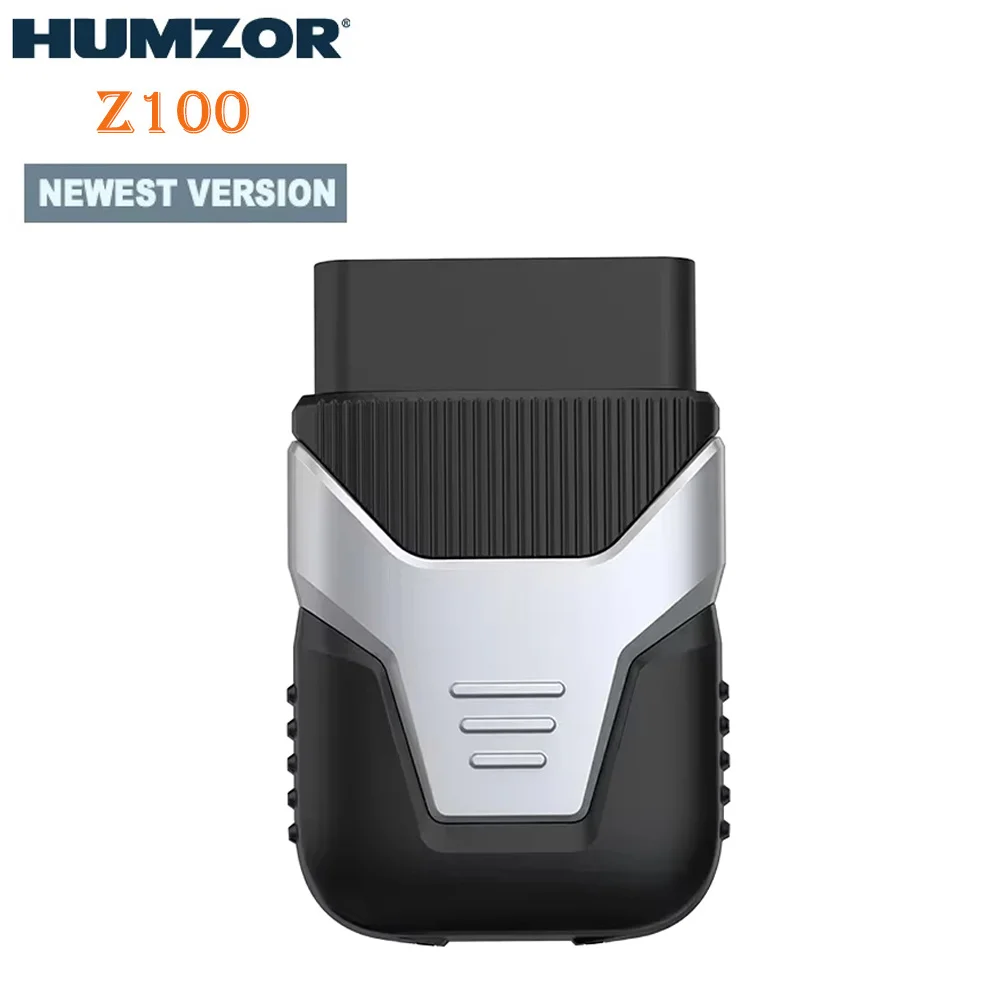 HUMZOR Z100 OBD2 Scanner Car Diagnostic Tool Bidirectional Testing Full System Bluetooth 5.2 Chip Reader Erase Code OBD Adapter