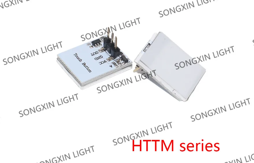 SX Capacitive Touch Switch HTTM Touch Button Sensor Module Green Blue Red Yellow RGB Colorful Display Integrated Circuit