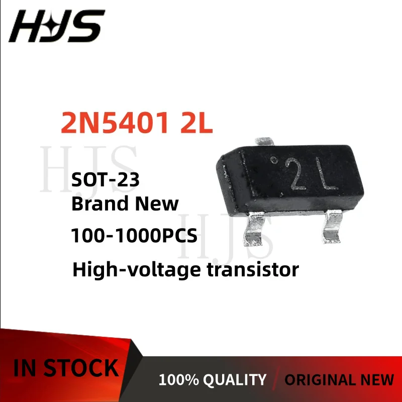 100PCS-1000PCS 2N5401 2L MMBT5401 2L MMBT5401LT1G SOT-23 SMD transistor 100% NEW