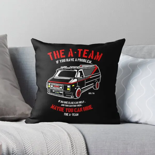 

The A Team Printing Throw Pillow Cover Cushion Comfort Bed Fashion Bedroom Decor Square Home Car Pillows not include One Side