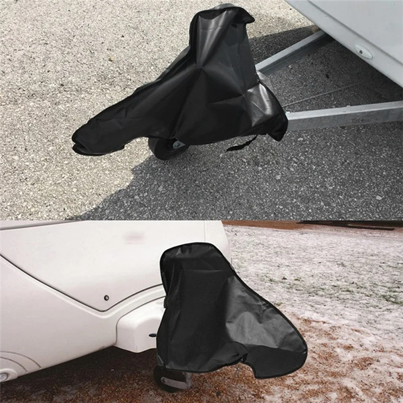 Universal Caravan Hitch Cover, Waterproof Tow Hitch Cover, Tongue Jack Cover,Trailer Towing Ball Lock Covers
