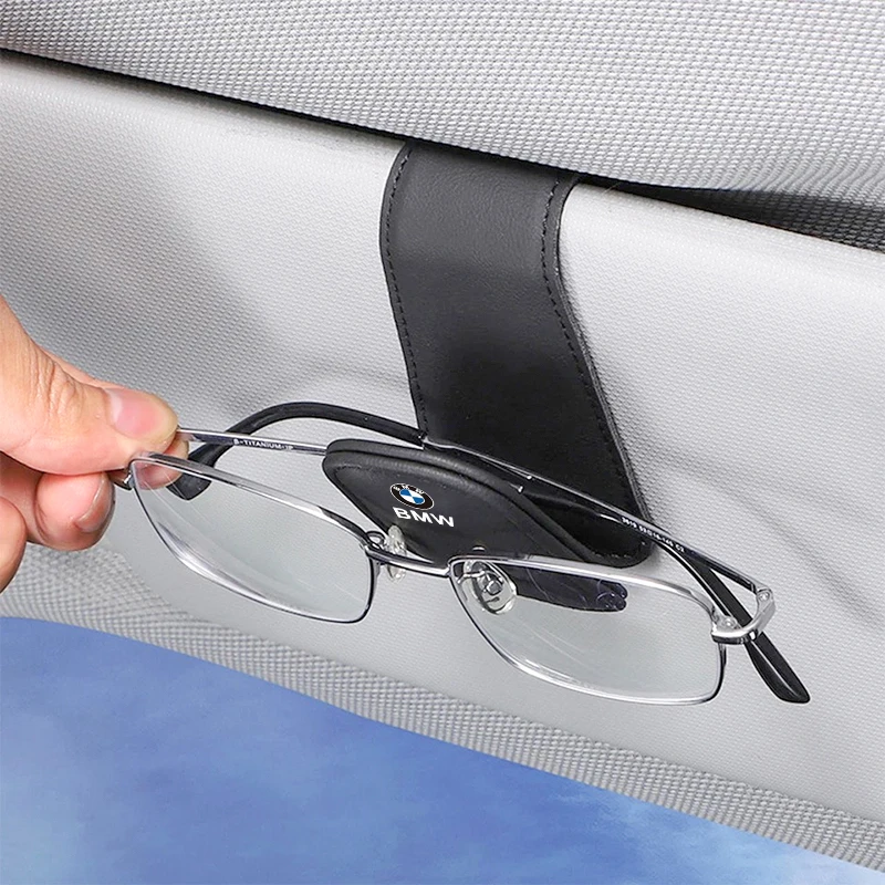 Car Accessories Interior Glasses Clip Sunshade Storage Brace For BMW M E46 E90 E60 F30 F10 X1 X2 X3 X5 X4 X6 X7 G30 G20 G32 G11