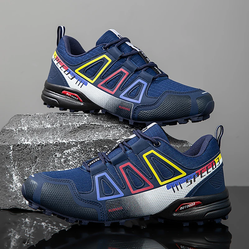 Leather Hiking Boots Anti Slip Wear Resistant Durable Outdoor Shoes for Men Women Mountain Trekking Trail Climbing