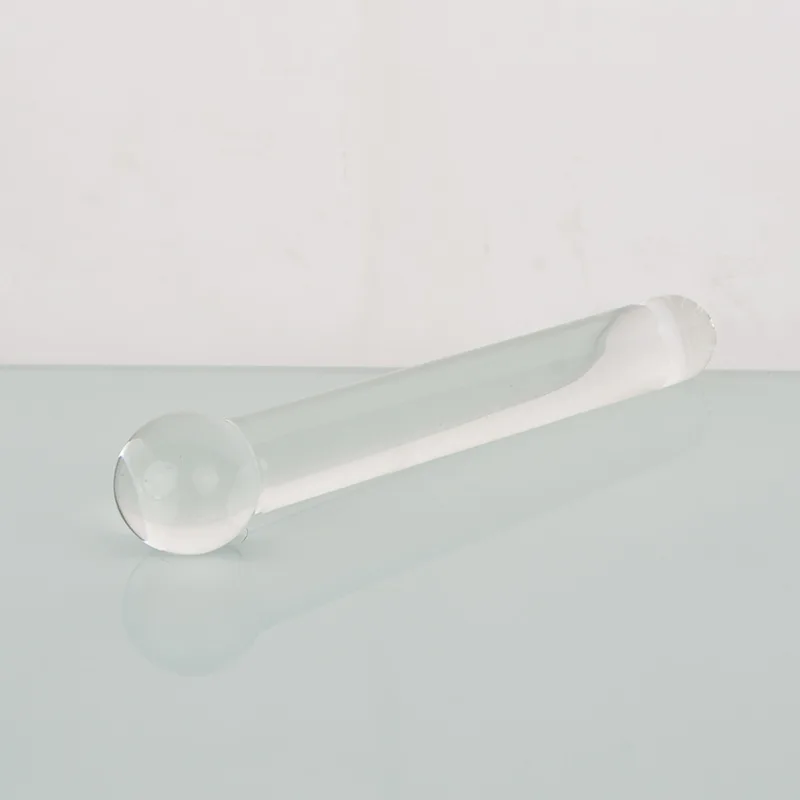 Wholesale Mini Size Cheap New Cute Transparent Masturbation Glass Penis Dildo Sex Toy/Clear Glass Dildo/Crystal Dildo for Home