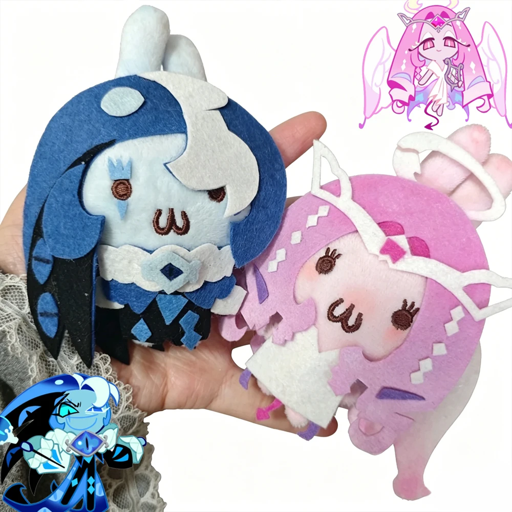 

Game Cookie Run Kingdom Eternal Sugar Cookie Shadow Milk Cookie​ Cosplay Doll Plush Non-woven Dolls Rabbit Decoration Accessory