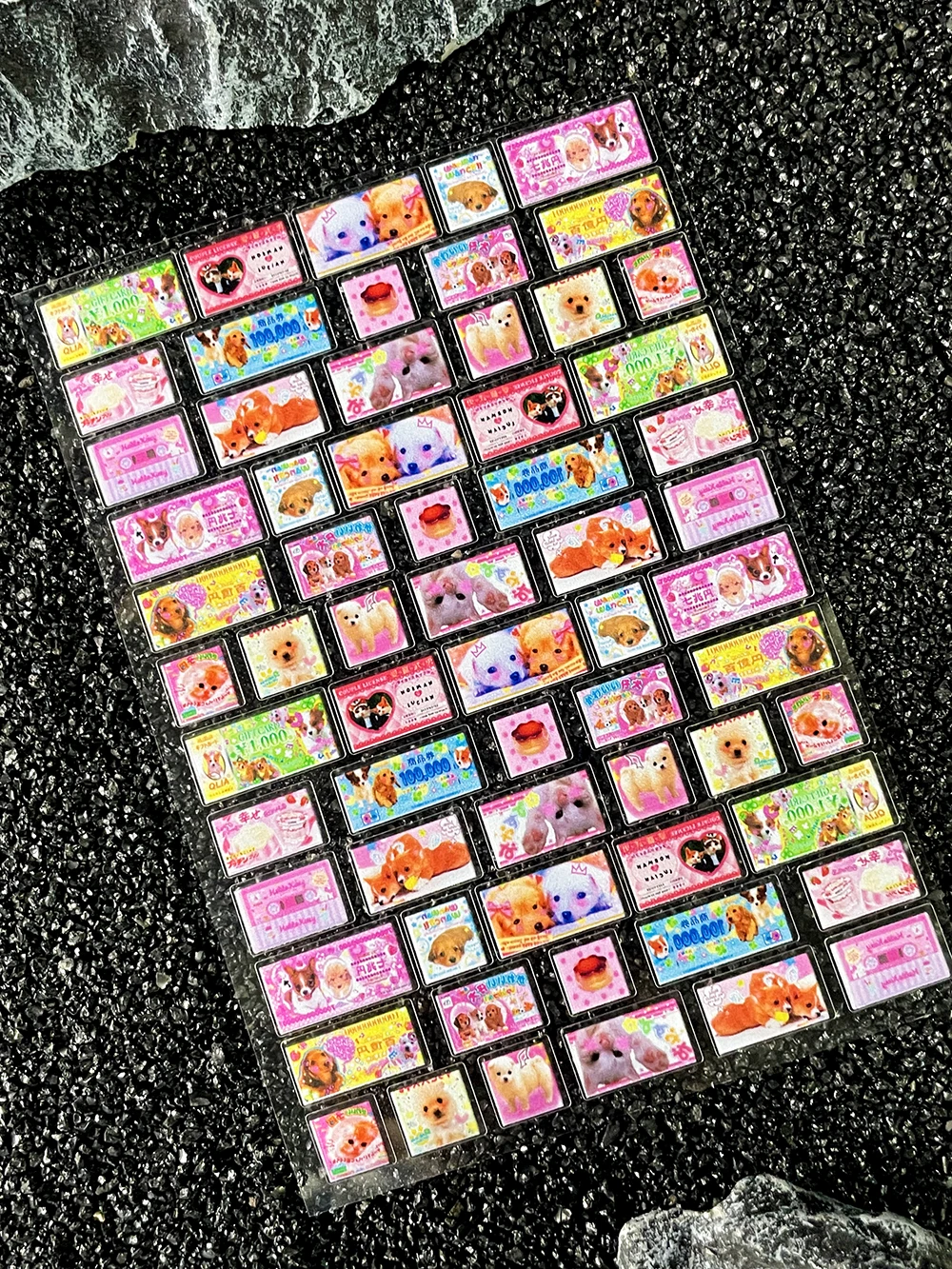 

Kawai Pink Animals Cute Cat Y2K Press On Nails Stickers Diy Waterproof Durable Scrapbook Transfer Slider Decals Stickers Gift