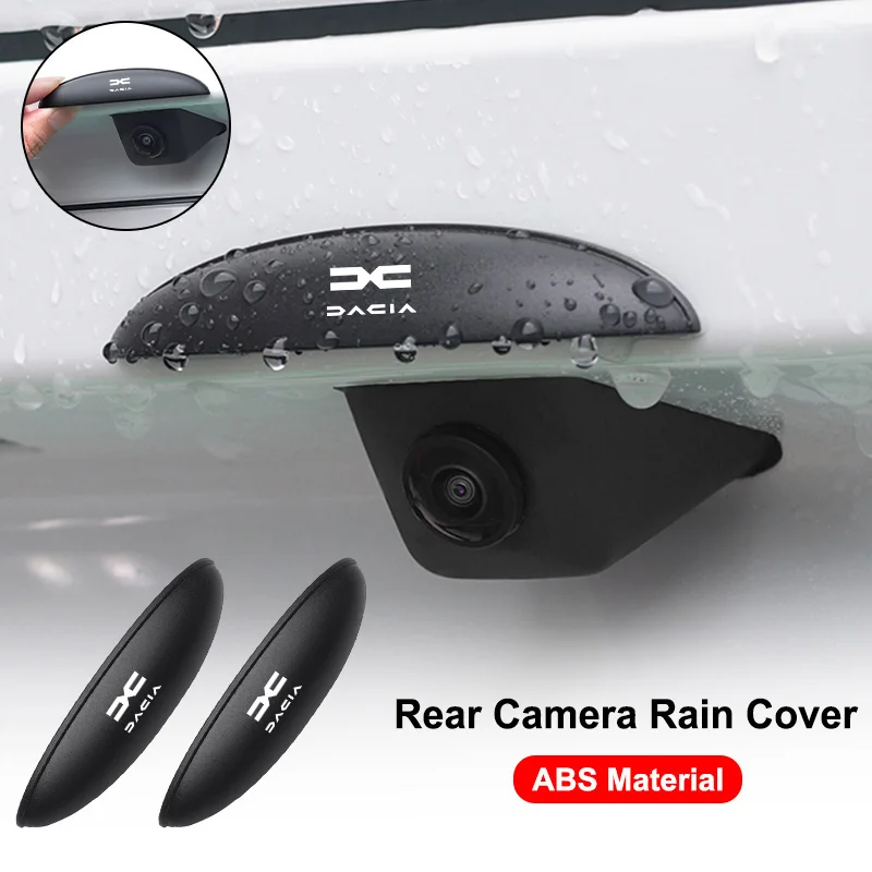 Cámara de marcha atrás para coche, protector contra la lluvia, cubierta de sombra, protector Exterior impermeable para Dacia Duster Logan Jogger Spring Stepway Dokker Lodgy