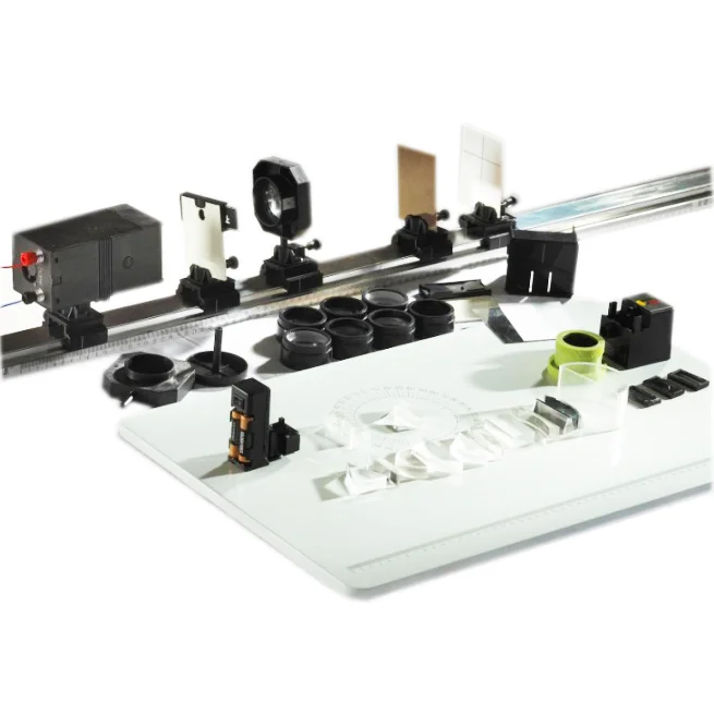 

Gelsonlab HSPO-044 High Quality Precise Optical Bench Set Metal High School Physics Education Optical Experiment Set