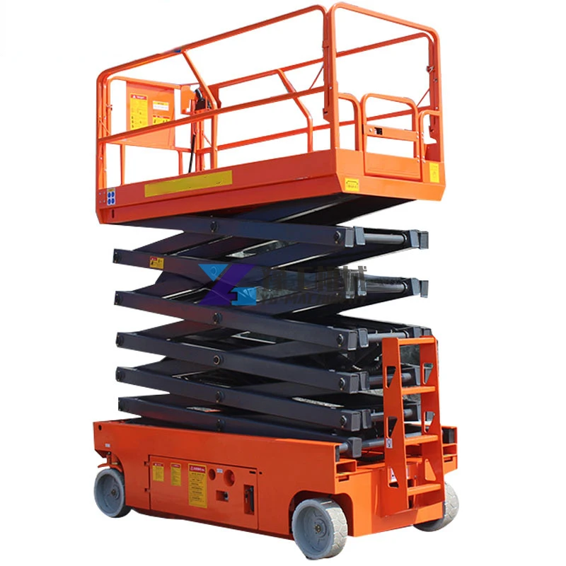 6-14m Electric Scissor Lift Man Lifter China Aerial Work Platform/plataforma Elevadora Scissor Lift Manufacturer