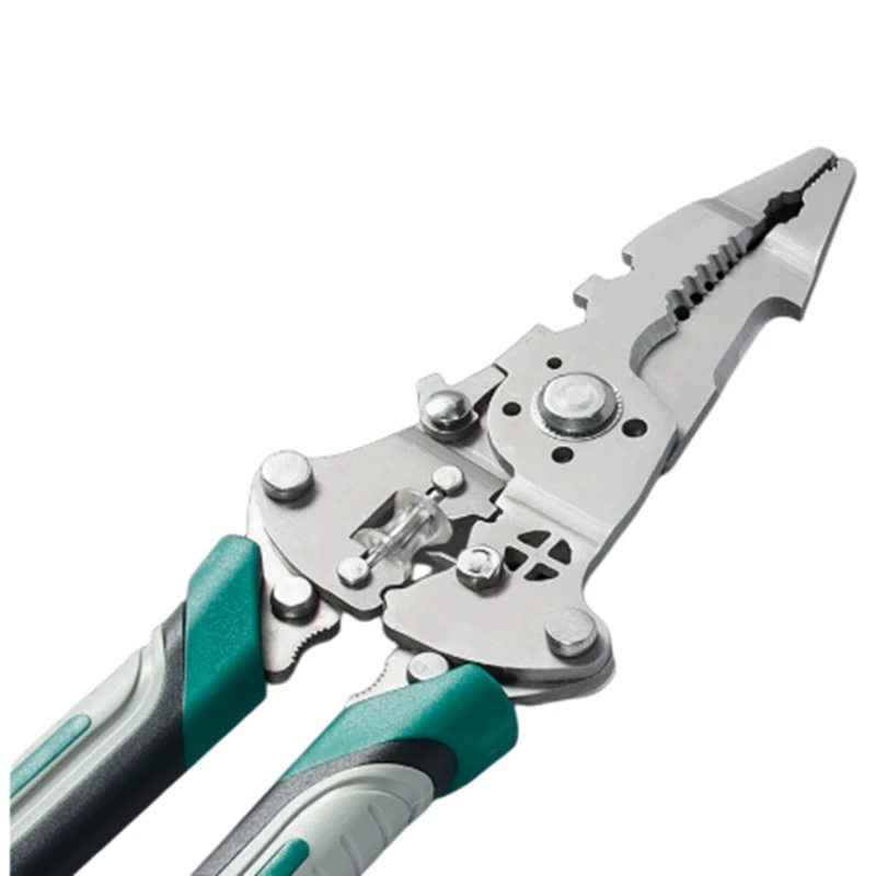 AC88 Multi-Functional Folding Pliers Electrician's Tool for Wire Stripping Splitting Winding, Cable Stripping Pliers Industrial