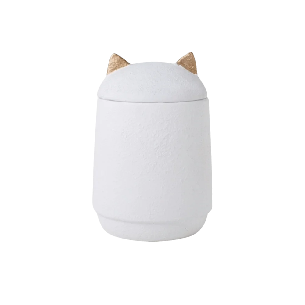 Moisture-Proof Pet Memorial Urn Sealed with Lid Desktop Storage Jar Compact Decorative Cat Cremation Urn Pet Funeral