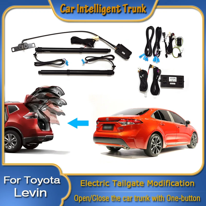 For Toyota Levin 2018~2024 Car Power Trunk Opening Smart Electric Suction Tailgate Intelligent Tail Gate Lift Strut Modification