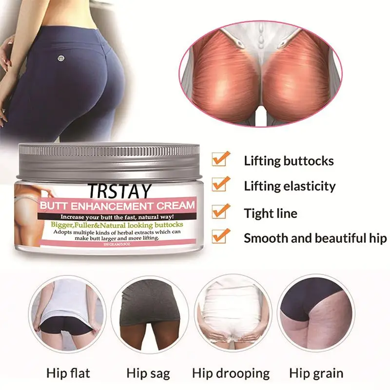 Natural Butt Enhancement Cream Botanical Ingredients Lifting Firming Breast Cream Abdomen Body Heating Shaping Cream