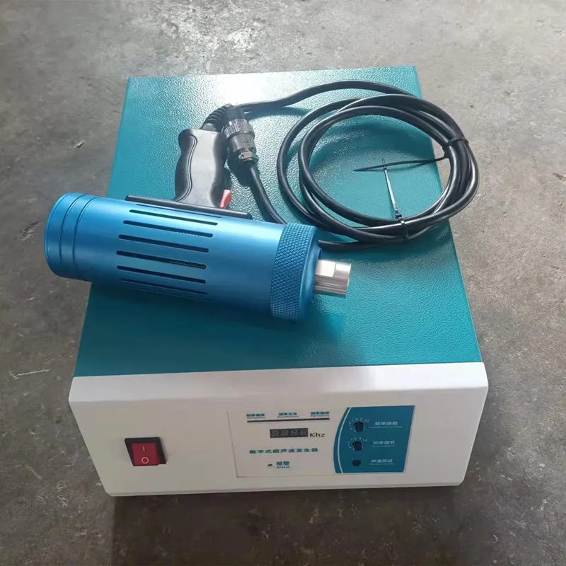 Spot Welding Handheld Ultrasonic Welder Ultrasonic Welding Machine For Non Woven Bag PP PVC send picture inquiry different size