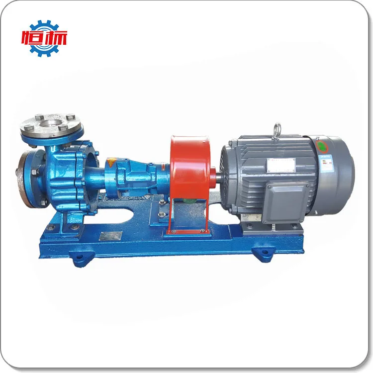 High Temperature Circulation Pomp Centrifugal Pump AC Power Electric Motor SHENGHUI Ductile Iron Mechanical Seal or Packing Seal