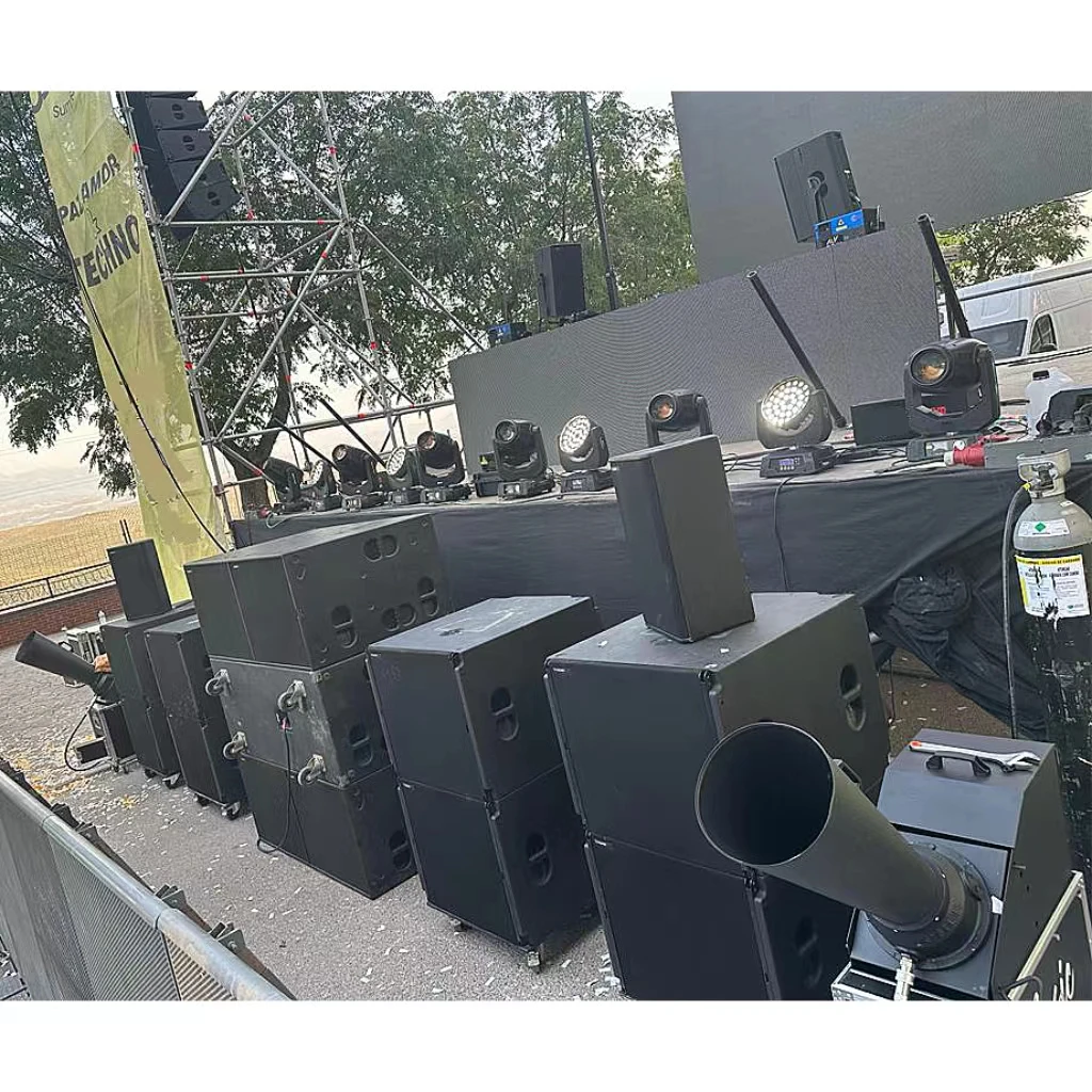 BSX-altavoz Subwoofer DJ Dual de 21 pulgadas con diseño de excursión larga, sistema de sonido pasivo/alimentado, subwoofers profesionales de madera contrachapada