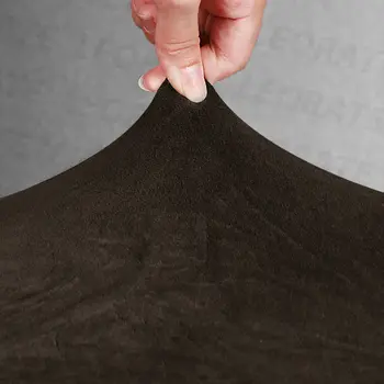 Sametová látka 23 barev potah na židli s krátkým opěradlem, malé potahy na židle, potah na barovou židli, potah na sedák do jídelny, domácí 1/2/4/6 ks 10 nejlepší prodej sametové potahy na židle - №7