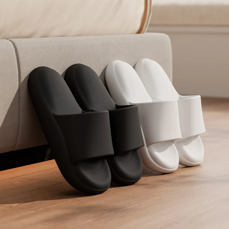 EVA-Hausschuhe für Damen und Herren, ideal für den Außenbereich, weich, bequem, mit dicker Sohle, rutschfest, für den Innenbereich, Badezimmer, als Paar. – Detail 16