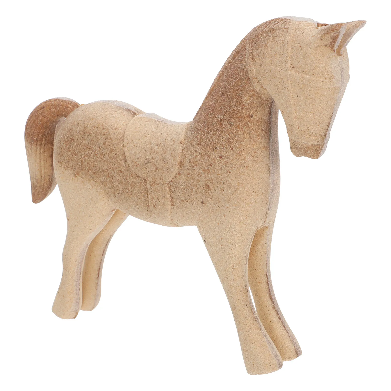 

Unfinished Wooden Horse Blank Craft for DIY Painting Mosaic Art Projects Small Animal Craft Sculpture Home Office Decor Nordic