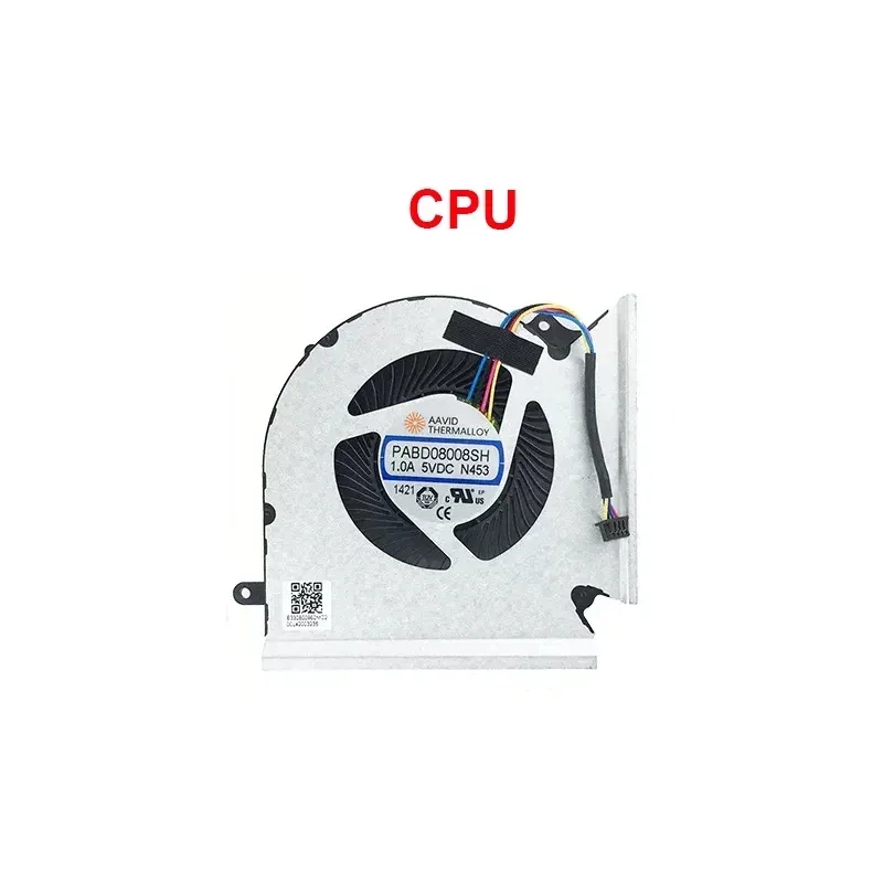 New Laptop Cooler CPU GPU Cooling Fan For MSI GE66 GP66 GL66 MS-1541 1542 N453 N454