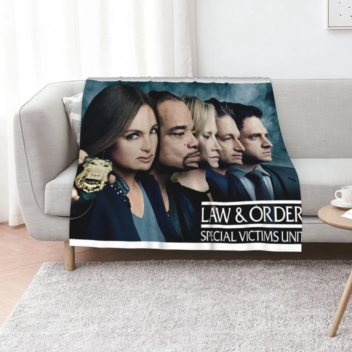 Law & Order SVU Team Throw Blanket For Baby Soft Personalized Gift For Sofa Thin funny gift Blankets