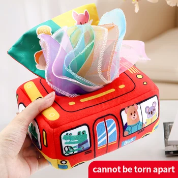 아기 그림 종이 장난감, 찢어지지 않는 티슈 박스, 0 1 년 6 개월 2 + 퍼즐, 조기 교육 생일 선물, 크리스마스 선물 