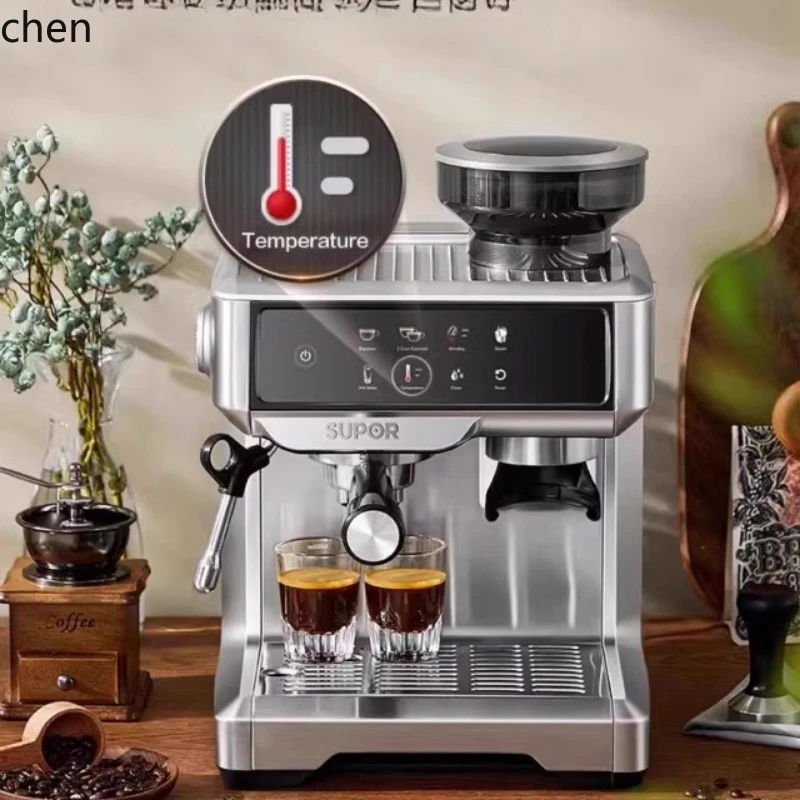 HXL concentrated semi-automatic coffee machine home office small grinding integrated tea bar machine
