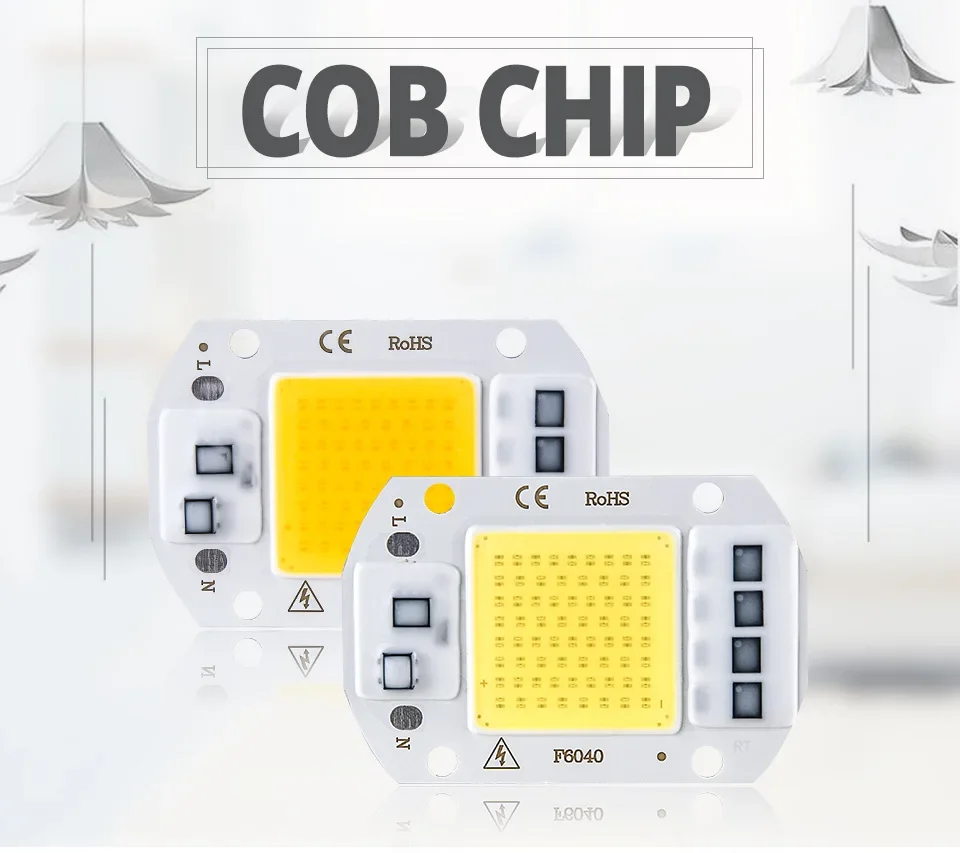 

20W 30W 50W Светодиодный чип COB лампа AC 220V 240V IP65 Smart IC No Need Driver DIY Прожектор Светодиодная лампа Прожектор Наружная лампа из бисера