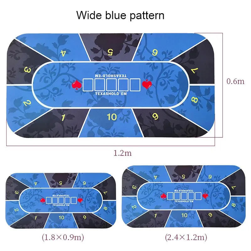 

Резиновый коврик для покерного стола Blackjack Texas, 240*120 см, скатерть для семейных настольных игр для детей и взрослых, квадратные чипсы