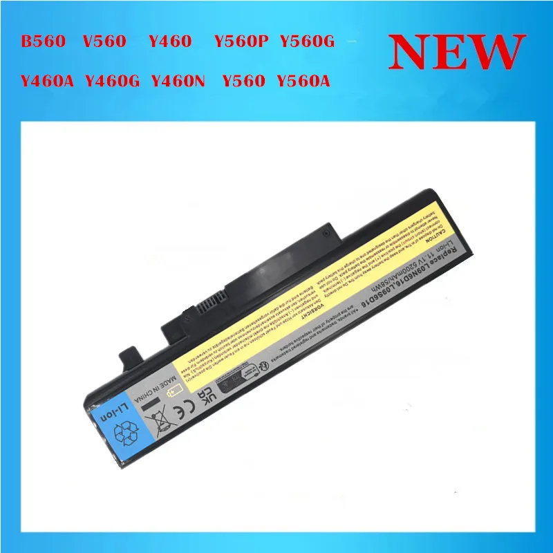 

Y460 Laptop Battery For Lenovo 57Y6440 57Y6567 57Y6568 L09N6D16 L09S6D16 L10L6Y01 L10N6Y01 L10S6Y01 121001034 121001033 12100091