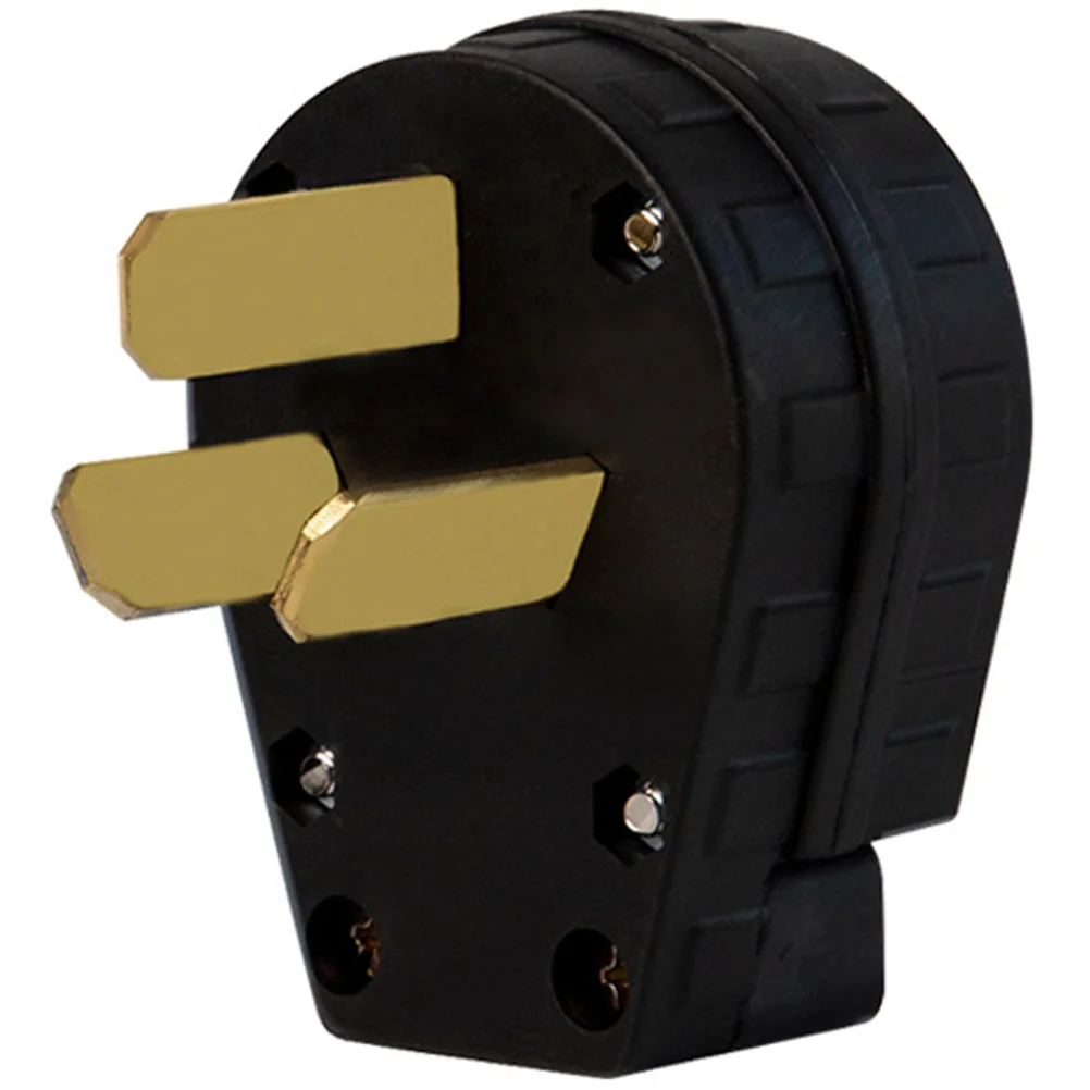 

Dryer Stove Generator 50amp 3 Prong Plug 125V 250V Industrial Cord Easy Use Electric Plugs Replacement Plug 3 Prong