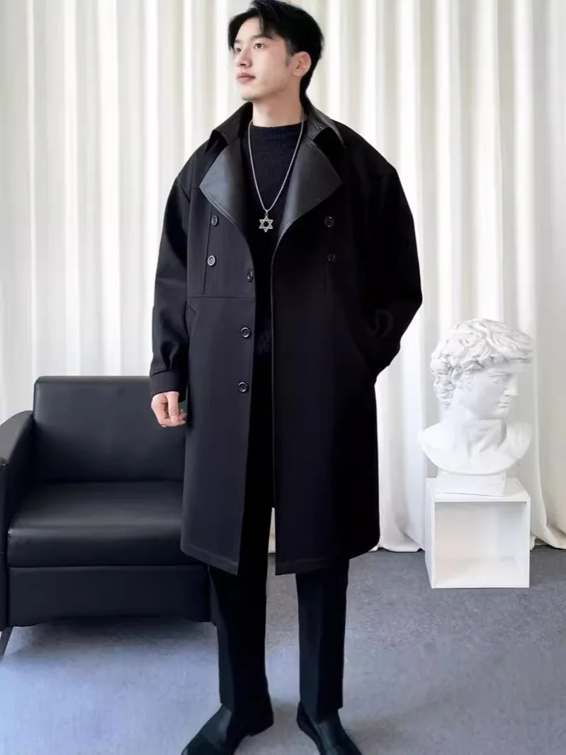 

Мужские зимние тренчи из смесовых тканей, удлиненные, в стиле пляжной одежды, с элементами альпаки, в рабочем стиле, обеспечивающие защиту, с отличной контрастной отделкой, с улучшенной воздухопроницаемостью.