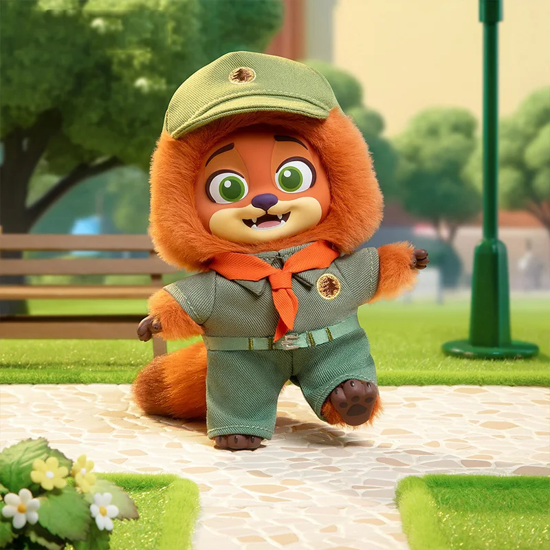 New Genuine In-Stock "Zootopia Nick And Judy'S Growth Journey" Series Trendy Vinyl Plush Blind Box Decoration Toy Christmas Gift