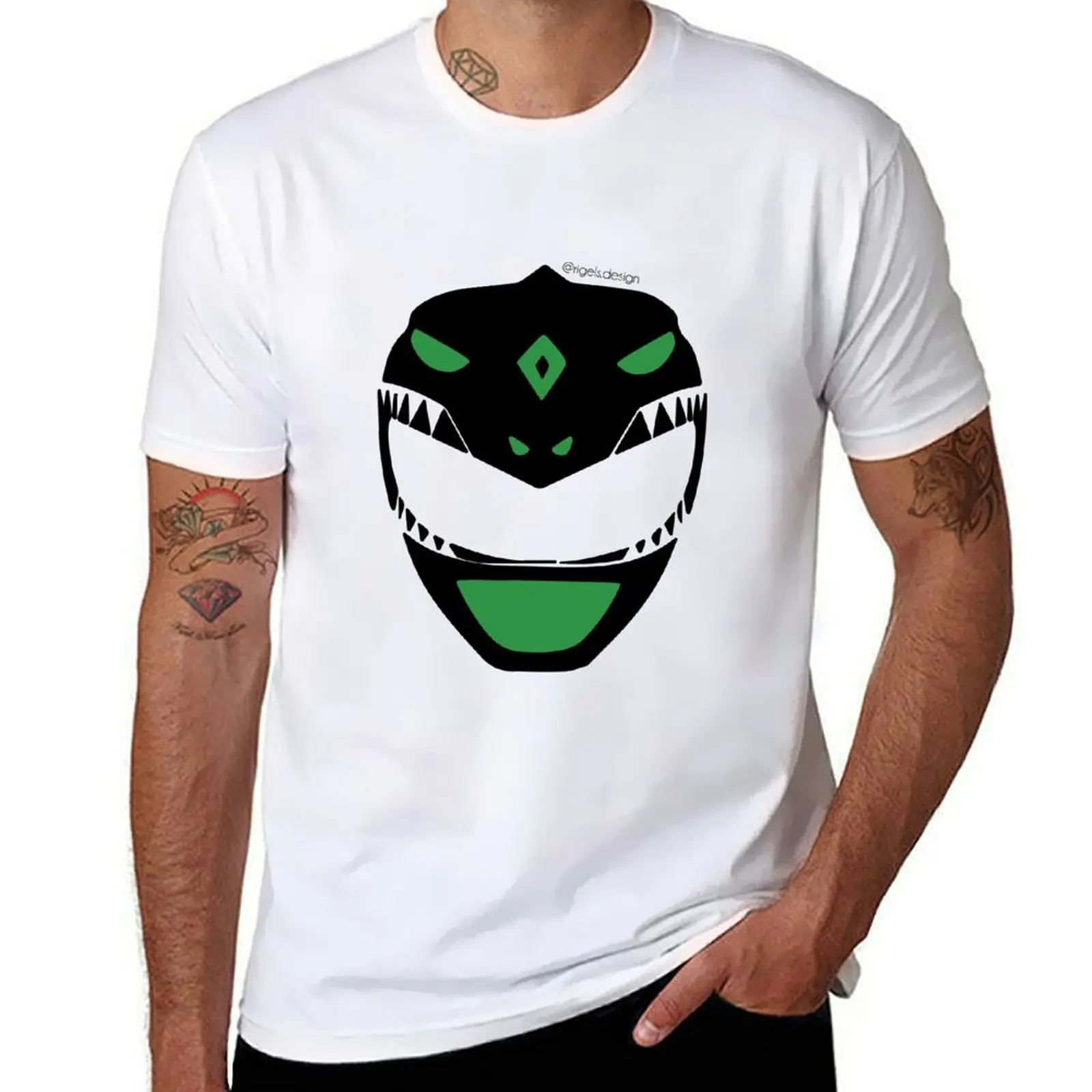 

Green Ranger Tommy T-Shirt g man t shirts for men t shirt custom print T-Shirt