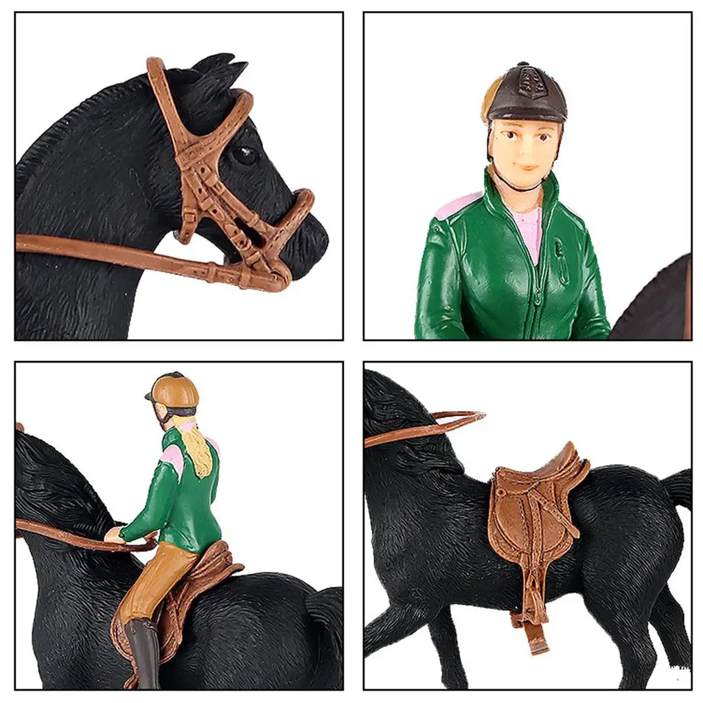 Action figure da cowboy in plastica per bambini per ragazzi Collezione di figurine dell'Ovest selvaggio