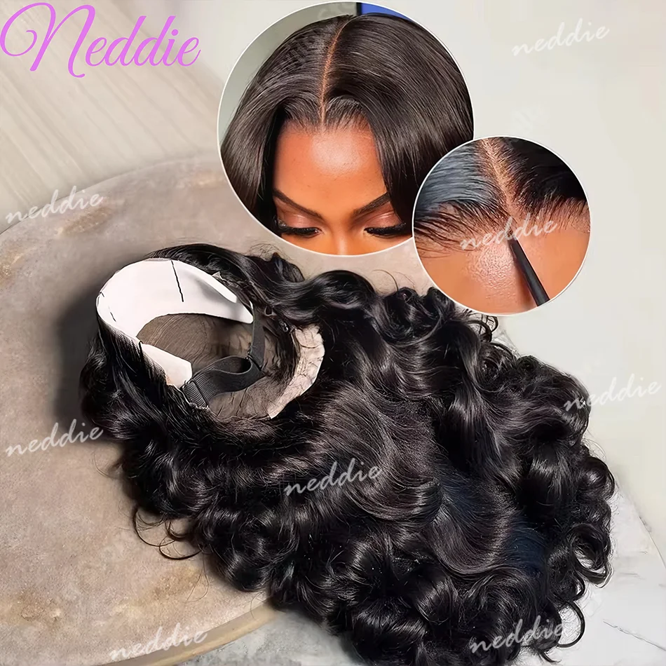 

Готовые к использованию парики из натуральных волос Closure Body Wave без клея, 4x4, 5x5, предварительно вырезанные, готовые к носке, бразильские, с предварительно вычесанной линией роста волос