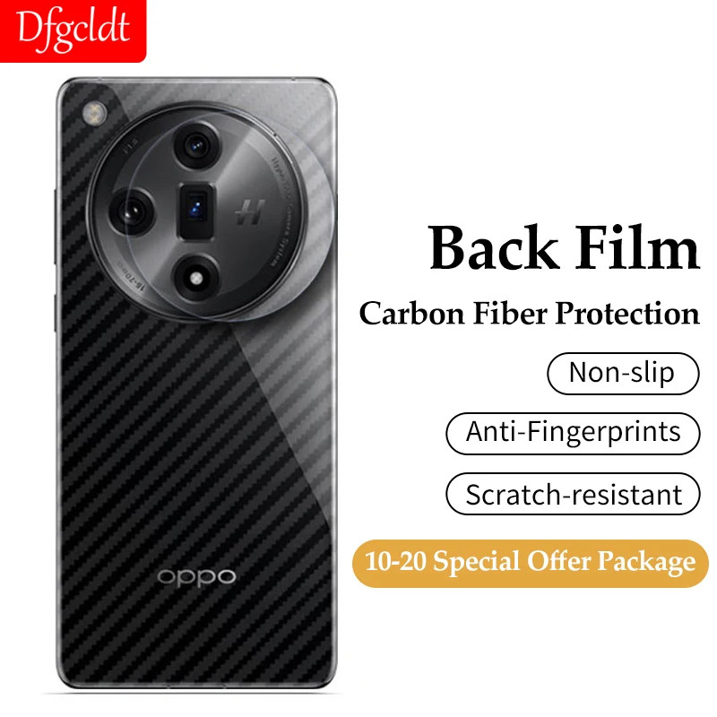 

10~20Pcs 3D Back Carbon Fiber Soft Film For Oppo Find X5 X3 X2 Lite Screen Protector For Oppo Reno 2Z 2F 3 4 5 6 7 8 Pro Plus