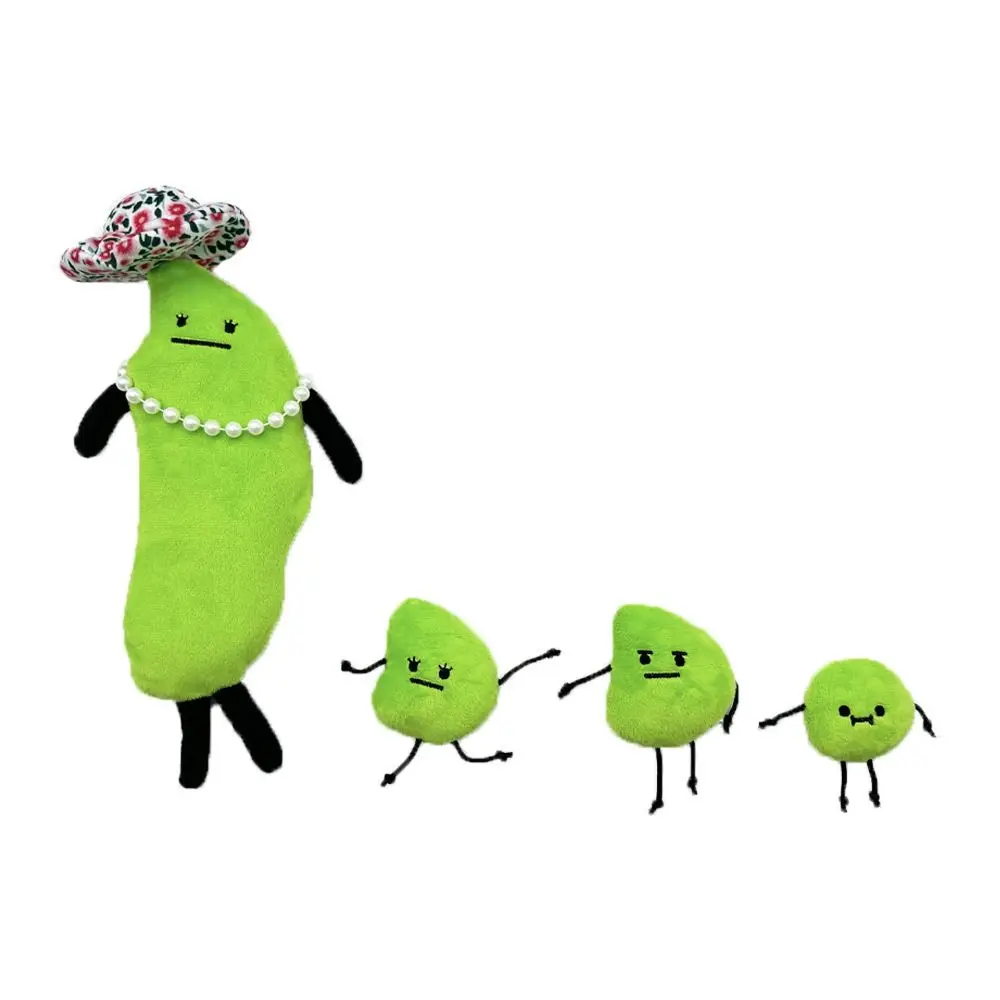 

2024 31cm New Secret Staycation Plush Toy Edamame Cartoon Stuffed Soft Toy Cute Family Doll