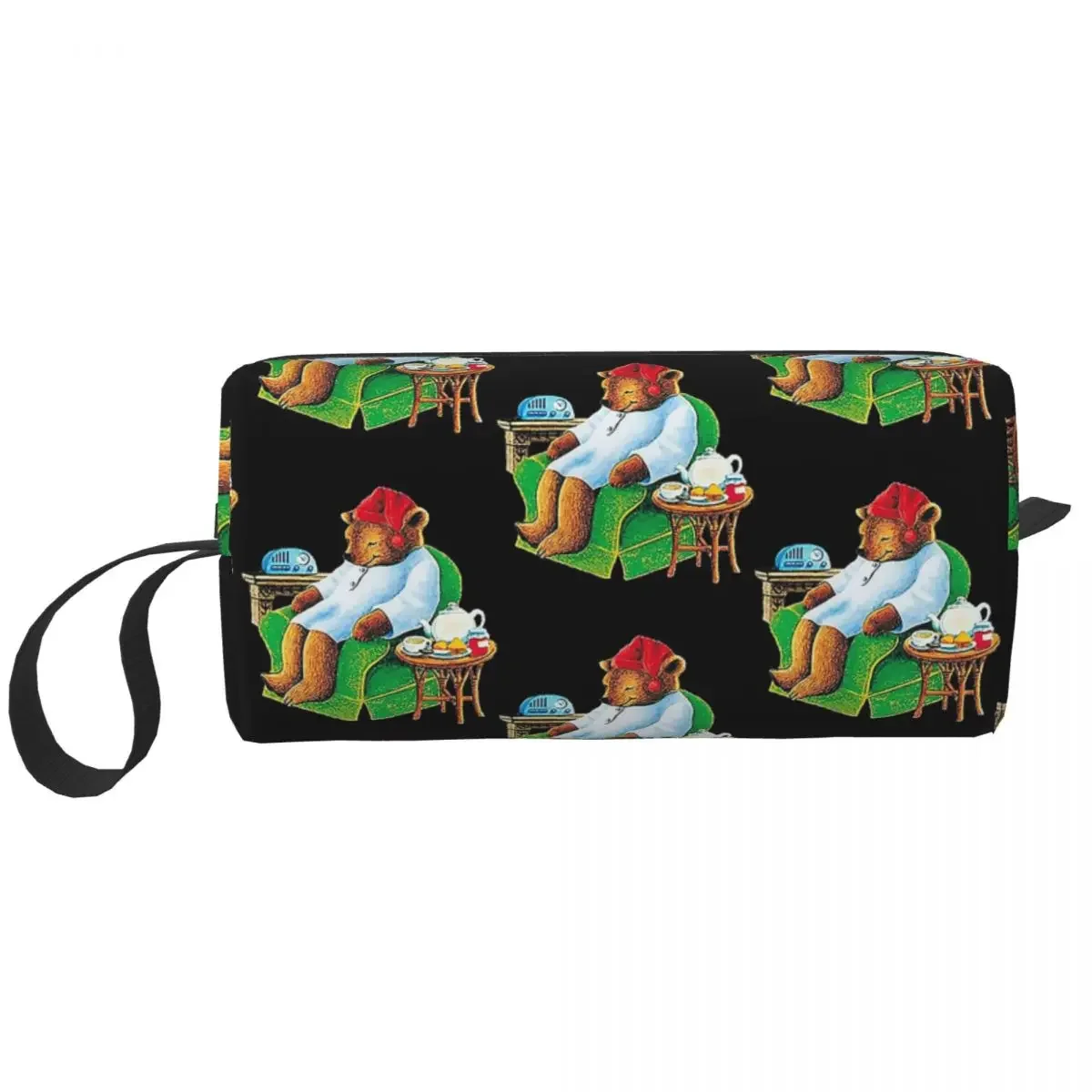 Condimento Celestial Sleepytime Tea Bear Jersey Bolsa de maquillaje Kit Dopp cosmético Neceser Bolsa de cosméticos para mujeres Estuche de lápices de belleza