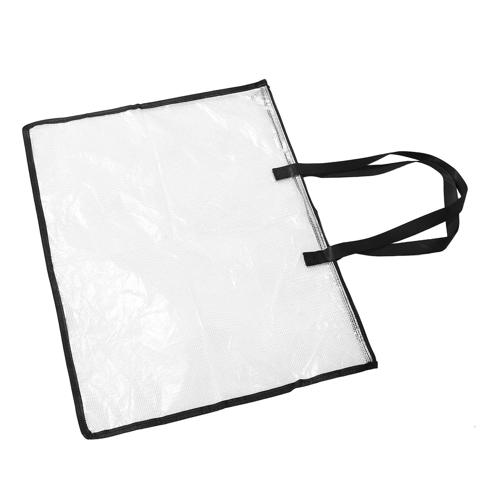 

Прозрачная сумка-портфель на молнии с ручкой, большая вместительная папка-органайзер для художественных произведений для хранения плакатов, картин, досок объявлений