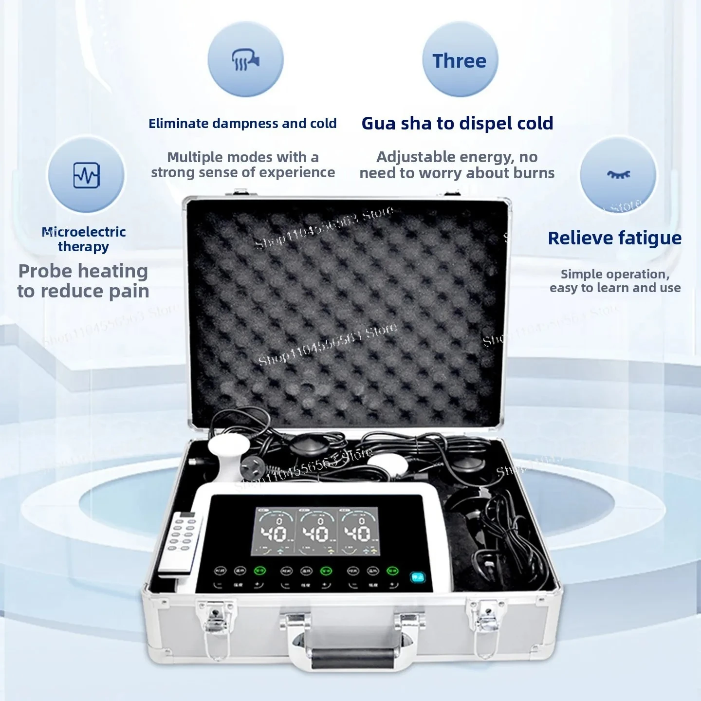 

Bio Electric DDS Therapy Device, Meridian Stimulation Massage Tool