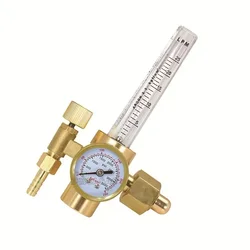 All Brass Argon Pressure Reducer G5/8 CGA580 Pressure Relief Valve Reducer Air Welding Pressure Regulator