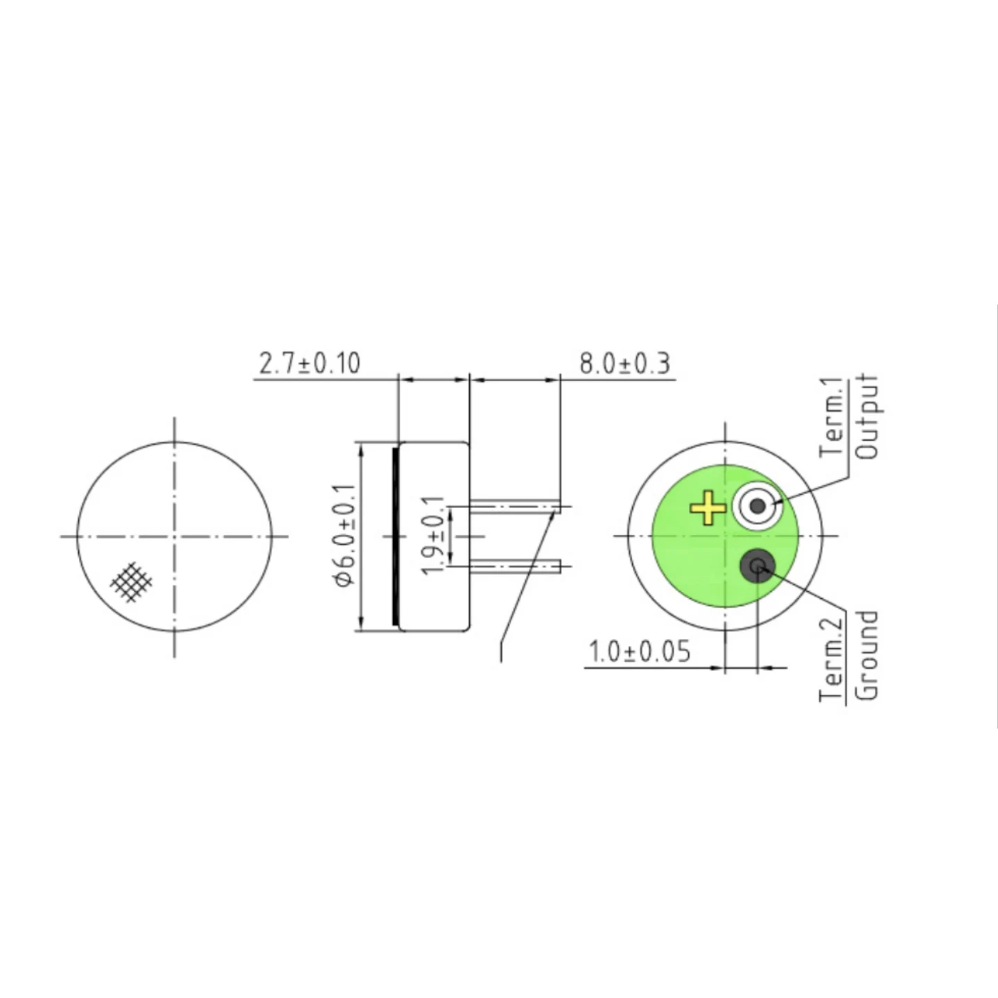 1,000 Pcs 6027 Pin Electret Condenser Microphone 6X2.7Mm High Sensitivity Omnidirectional Mic for Smart Voice Switch High Gain