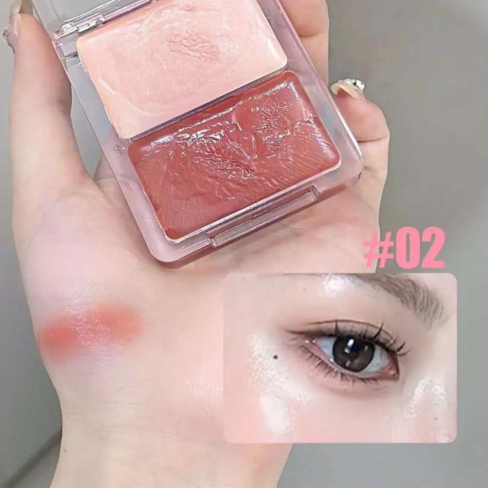 Hot Wet High Gloss Cream Highlighter Palette Face Contour Jelly Makeup Natural Illuminate Watery Skin Paste Blush Love Brig H6Q8