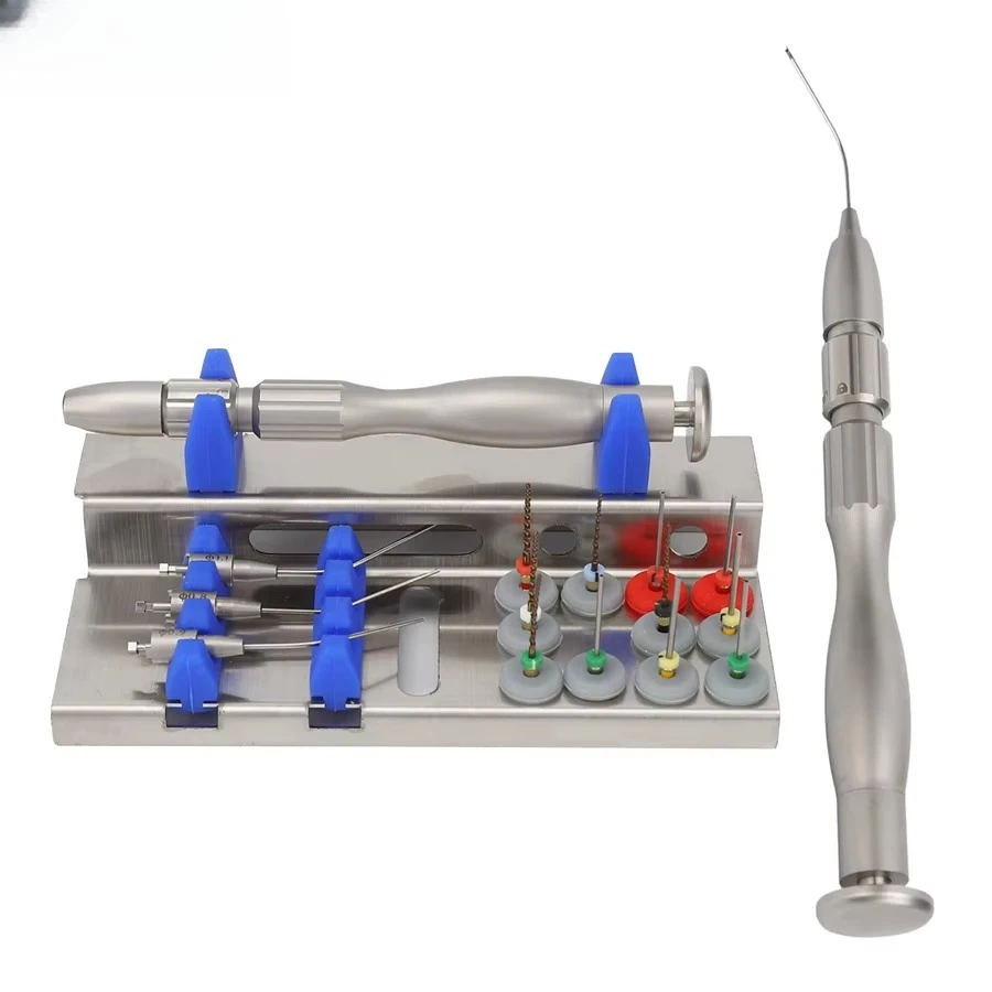 Professional Dental Broken File Extractor Root Canal Fragment Removal System Endodontic Emergency Screw File Extraction Tool Set