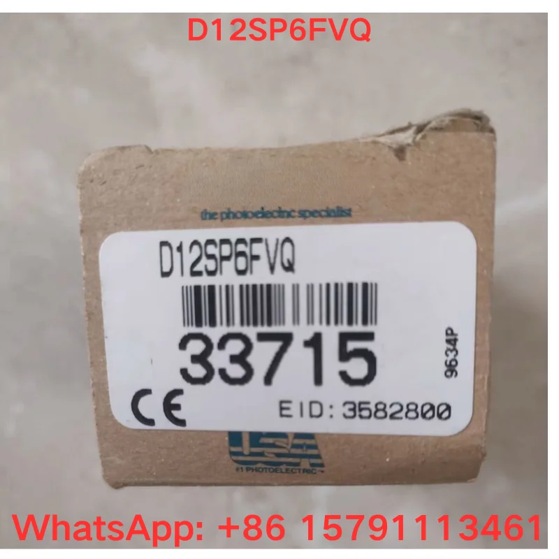 New photoelectric sensor D12SP6FVQ for fast delivery