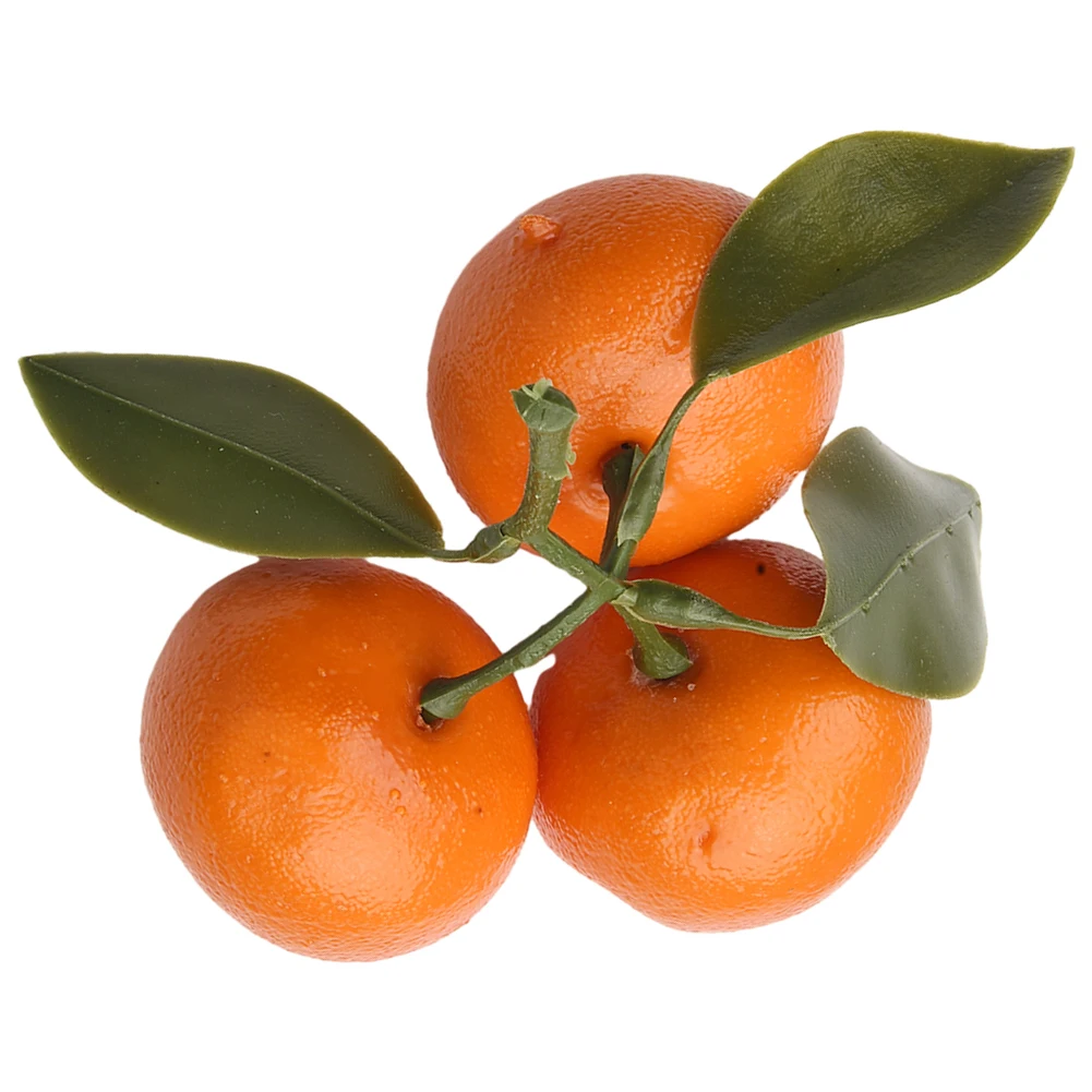 Foam Material Mother\'s Day Fake Orange Artificial Orange Artificial Display Decors Fake Food Fruit Kitchen Lifelike Plastic