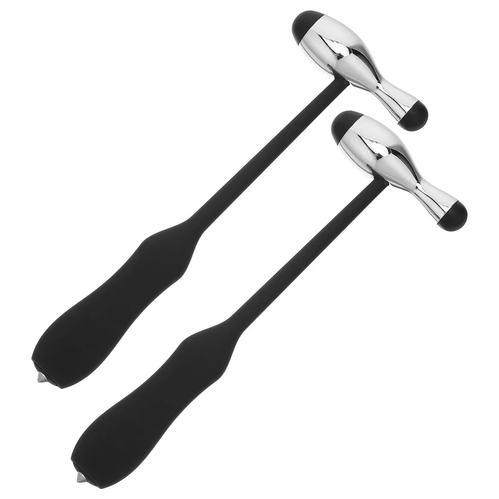 2Pcs Reflex Hammer Round Head Ergonomic Handle Portable Diagnostic Neuro Examination Deep Tendon Testing